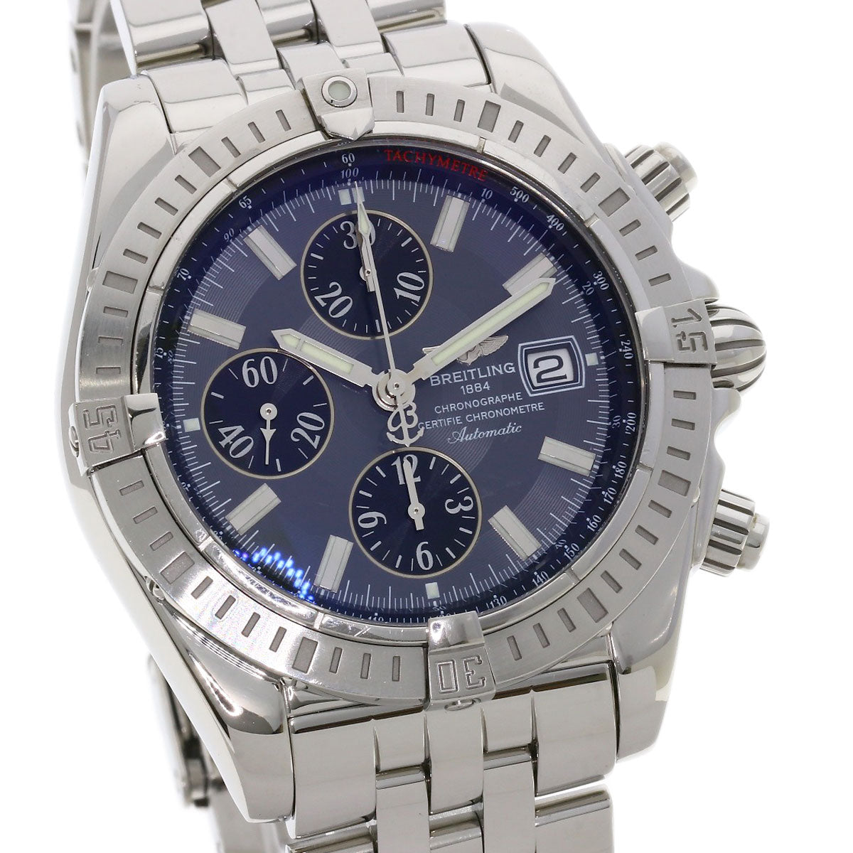 ブライトリング A13356 クロノマット エボリューション 腕時計 ステンレススチール/SS メンズ 【中古】【BREITLING】