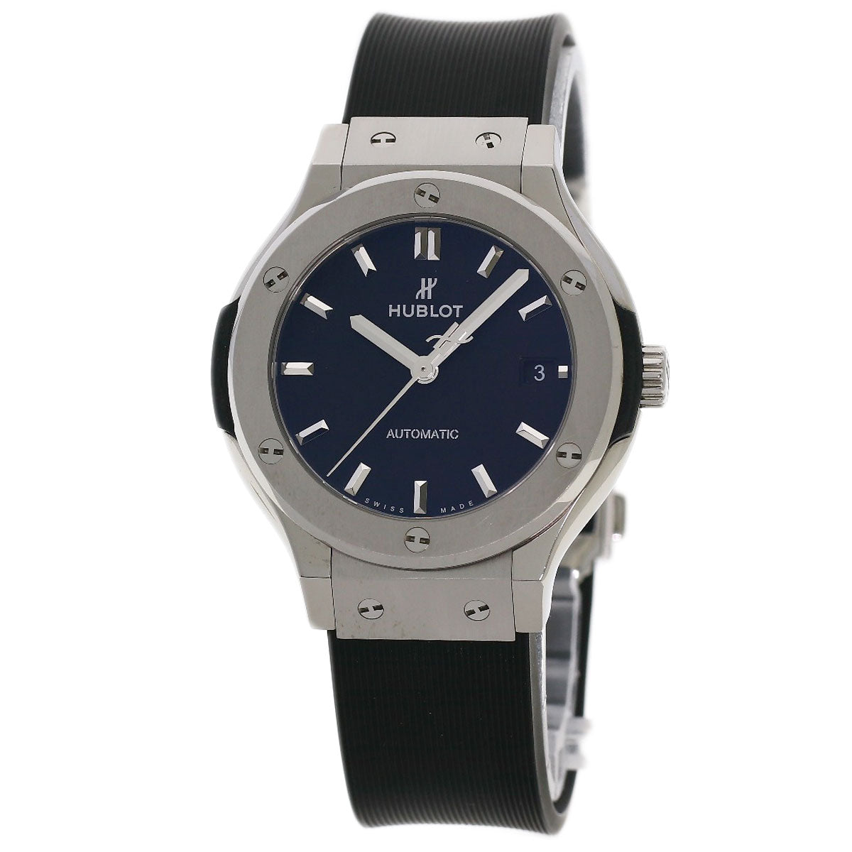 HUBLOT Classic fusion Watches 565.NX.1171.RX Titanium/Rubber mens