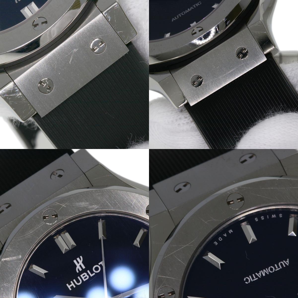 HUBLOT Classic fusion Watches 565.NX.1171.RX Titanium/Rubber mens