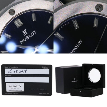 HUBLOT Classic fusion Watches 565.NX.1171.RX Titanium/Rubber mens