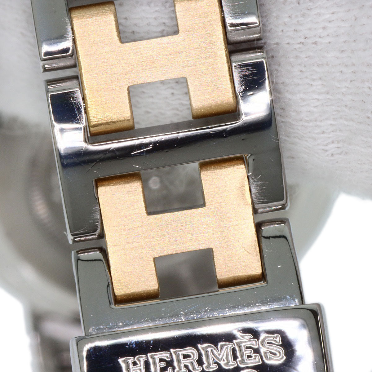 HERMES Clipper Watches CL4.220 Stainless Steel/SSxGP Ladies