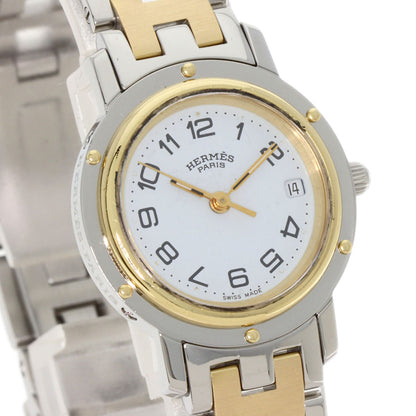 HERMES Clipper Watches CL4.220 Stainless Steel/SSxGP Ladies