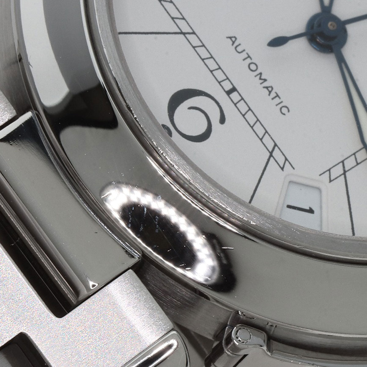 CARTIER Pasha C Watches W31074M7 Stainless Steel/Stainless Steel Boys