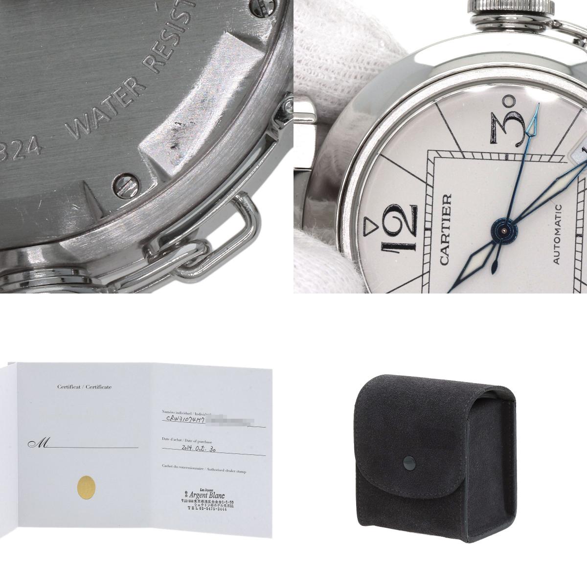 CARTIER Pasha C Watches W31074M7 Stainless Steel/Stainless Steel Boys