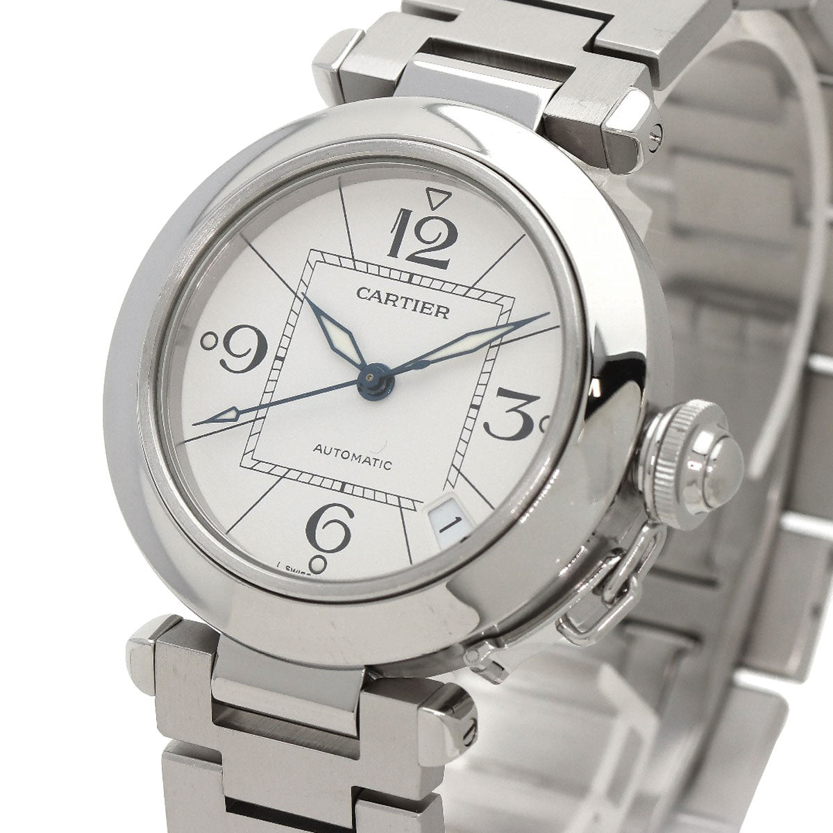 CARTIER Pasha C Watches W31074M7 Stainless Steel/Stainless Steel Boys