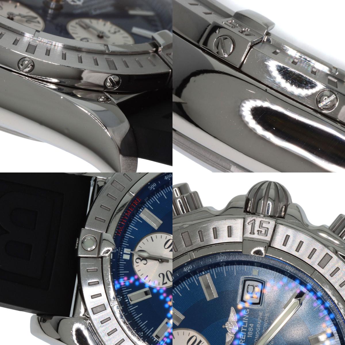 BREITLING Chronomat Evolution Watches A13356 Stainless Steel/Rubber mens