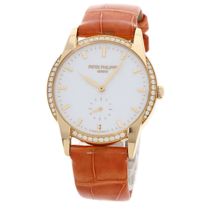 PATEK PHILIPPE Calatrava Watches 7122/200R-001 K18 Pink Gold/Leather Ladies