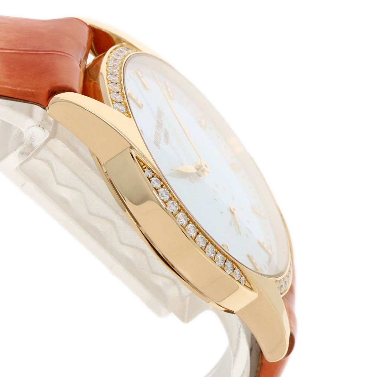 PATEK PHILIPPE Calatrava Watches 7122/200R-001 K18 Pink Gold/Leather Ladies