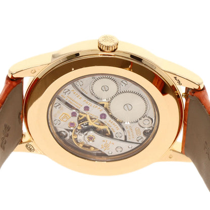 PATEK PHILIPPE Calatrava Watches 7122/200R-001 K18 Pink Gold/Leather Ladies