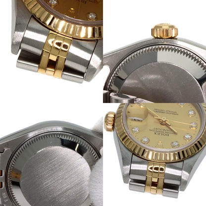 ROLEX DATEJUST 10P Diamond Watches 69173G Stainless Steel/SSxK18YG Ladies