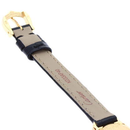 CARTIER Mini Baignoire Watches K18 Yellow Gold/Leather Ladies