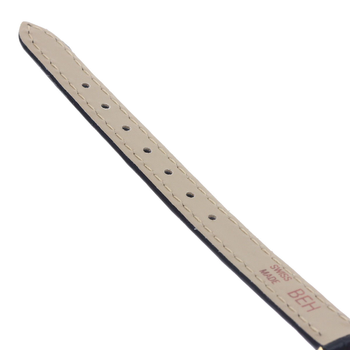 CARTIER Mini Baignoire Watches K18 Yellow Gold/Leather Ladies