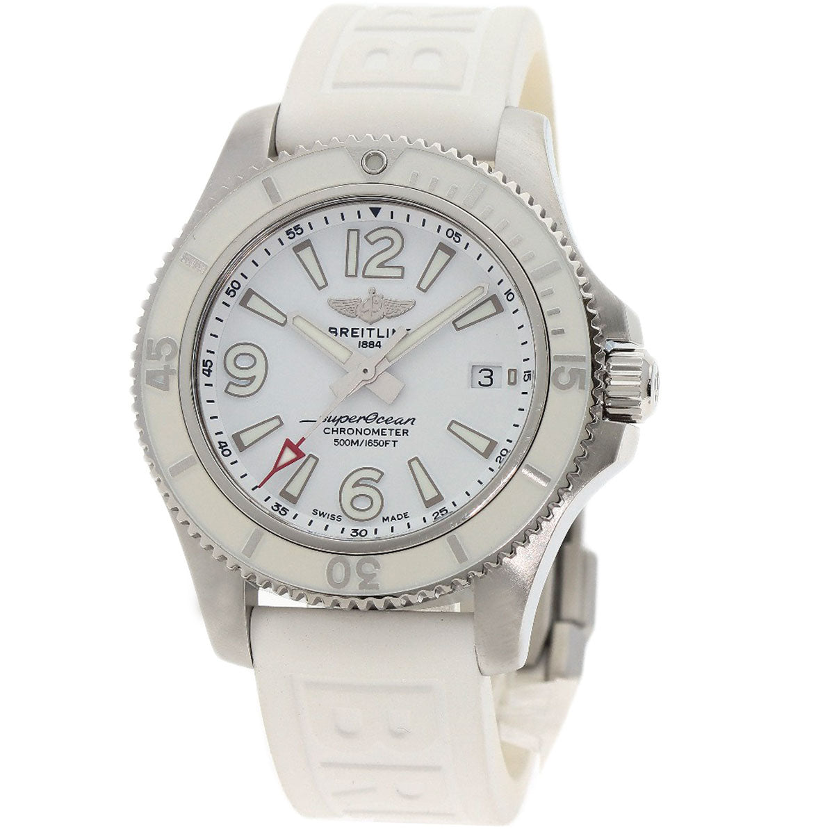 BREITLING Superocean 42 Date Watches A17366 Stainless Steel/Rubber mens