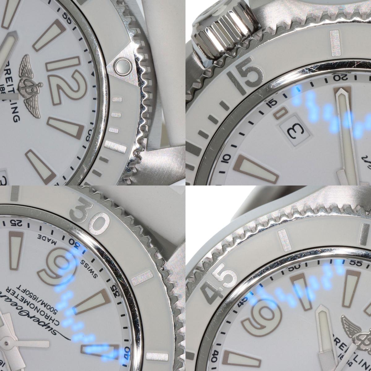 BREITLING Superocean 42 Date Watches A17366 Stainless Steel/Rubber mens