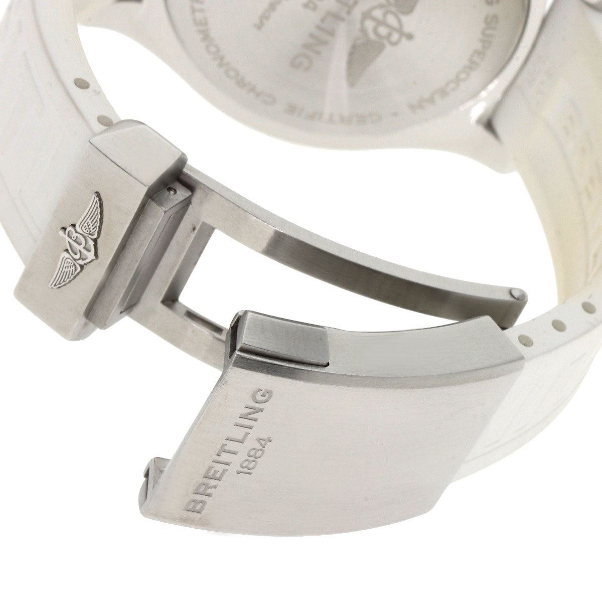 ブライトリング A17366 スーパーオーシャン 42 デイト 腕時計 ステンレススチール/ラバー メンズ 【中古】【BREITLING】