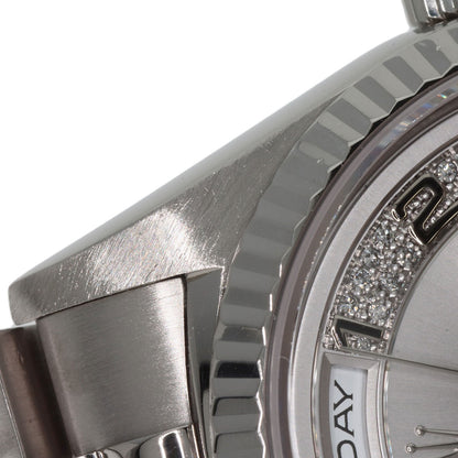 ROLEX Day-Date Myriad Diamond Watches 18239MA K18 White Gold/K18 White Gold mens