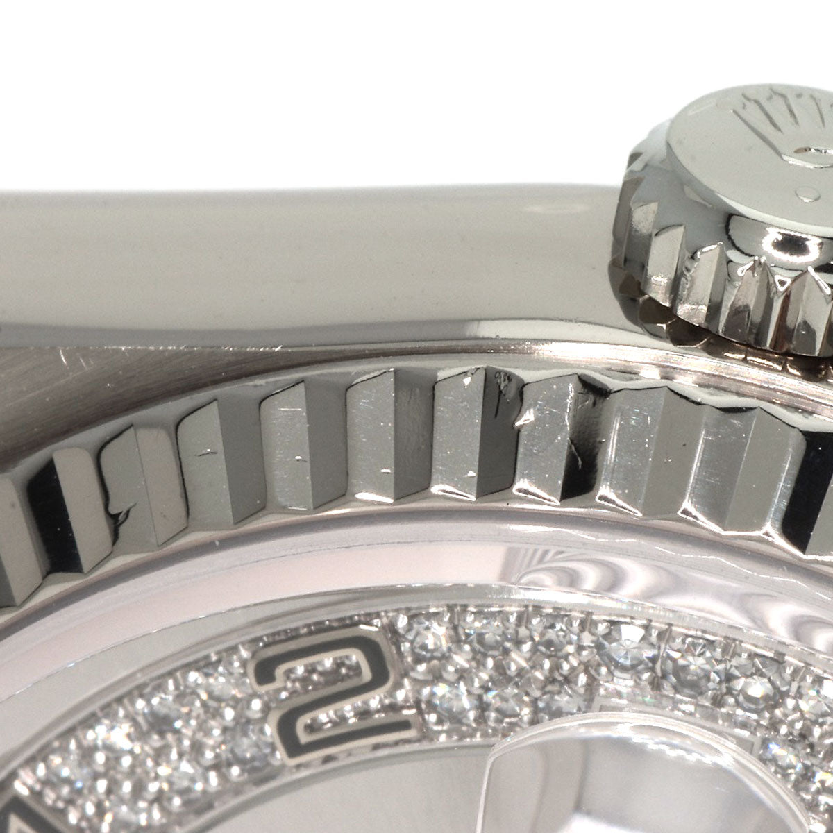 ROLEX Day-Date Myriad Diamond Watches 18239MA K18 White Gold/K18 White Gold mens