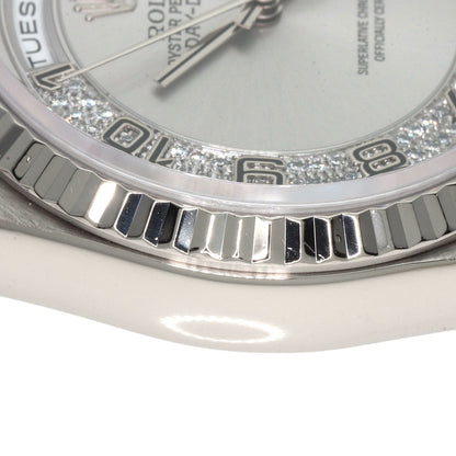 ROLEX Day-Date Myriad Diamond Watches 18239MA K18 White Gold/K18 White Gold mens