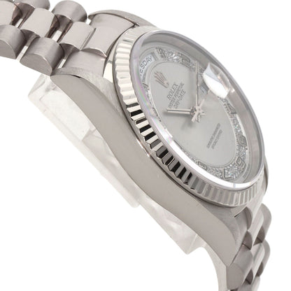 ROLEX Day-Date Myriad Diamond Watches 18239MA K18 White Gold/K18 White Gold mens