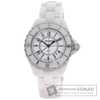 CHANEL J12 1.3 "White Ceramic Watches H0968 Ceramic/Ceramic Ladies