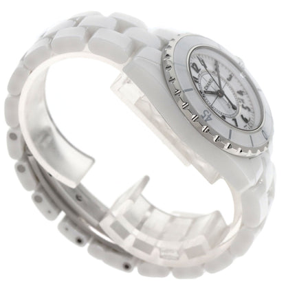 CHANEL J12 1.3 "White Ceramic Watches H0968 Ceramic/Ceramic Ladies