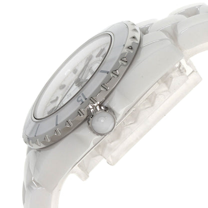 CHANEL J12 1.3 "White Ceramic Watches H0968 Ceramic/Ceramic Ladies