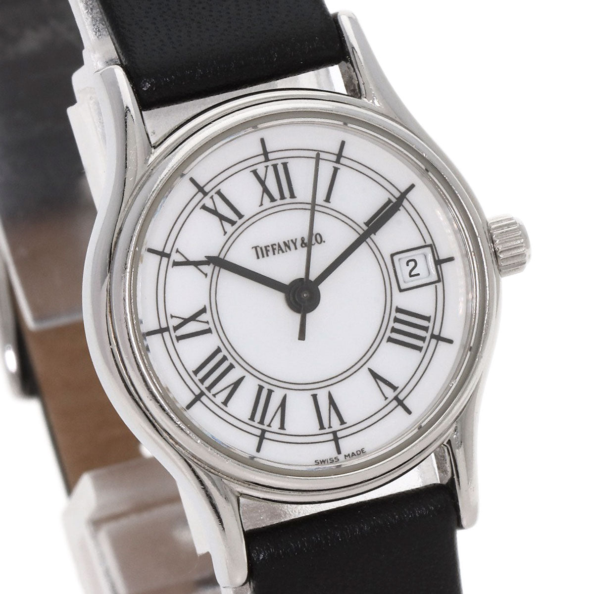 TIFFANY&Co. Classic Watches  Stainless Steel/Leather Ladies