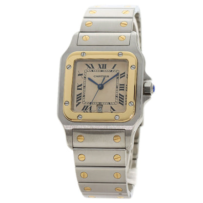 CARTIER Santosgalbe LM Watches W20011C4 Stainless Steel/SSxK18YG Ladies