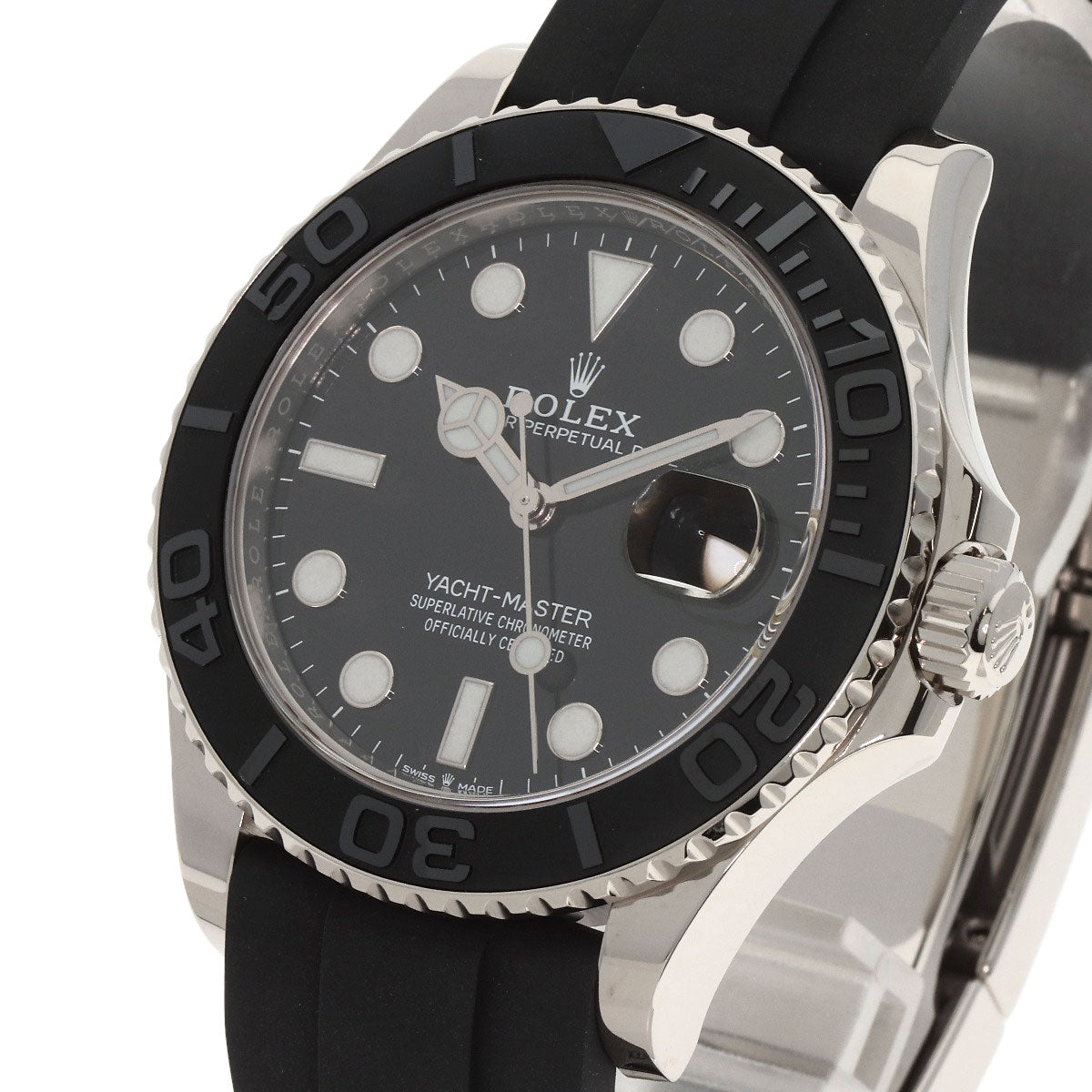 ROLEX Yacht Master 42 Watches 226659 K18 White Gold/Rubber mens