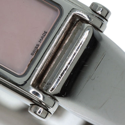 GUCCI Square face 1P Diamond Watches 1500L Stainless Steel/Stainless Steel Ladies