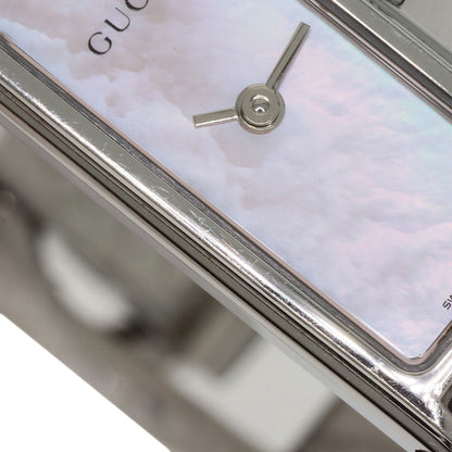 GUCCI Square face 1P Diamond Watches 1500L Stainless Steel/Stainless Steel Ladies