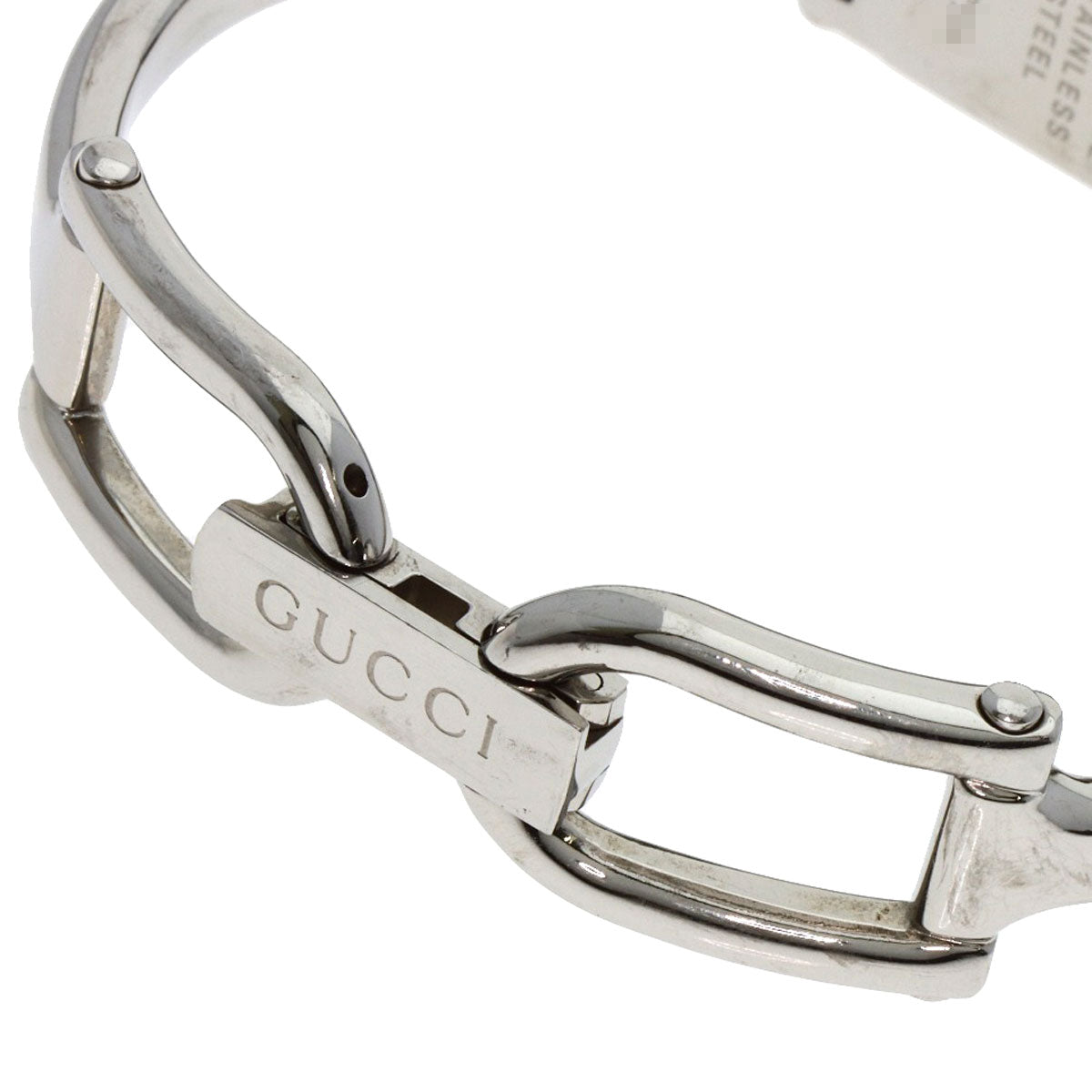 GUCCI Square face 1P Diamond Watches 1500L Stainless Steel/Stainless Steel Ladies