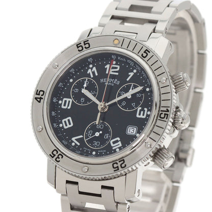 HERMES Clipper Diver Chronograph Watches CL2.910 Stainless Steel/Stainless Steel mens