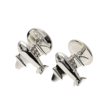 TIFFANY&Co. Airplane motif cuffs Silver mens [Used]