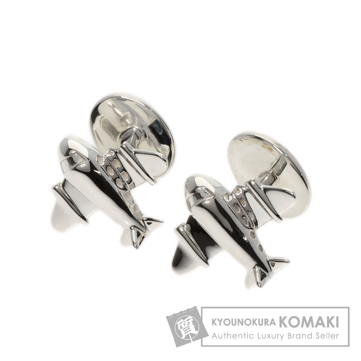 TIFFANY&Co. Airplane motif cuffs Silver mens [Used]