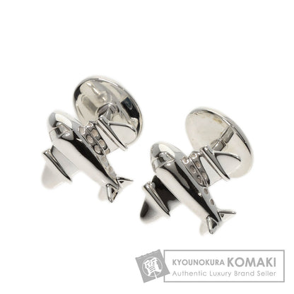 TIFFANY&Co. Airplane motif cuffs Silver mens [Used]