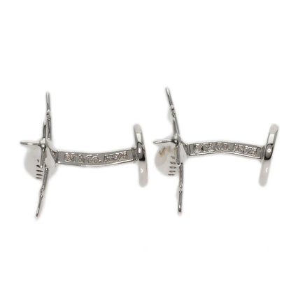 TIFFANY&Co. Airplane motif cuffs Silver mens [Used]