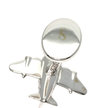 TIFFANY&Co. Airplane motif cuffs Silver mens [Used]