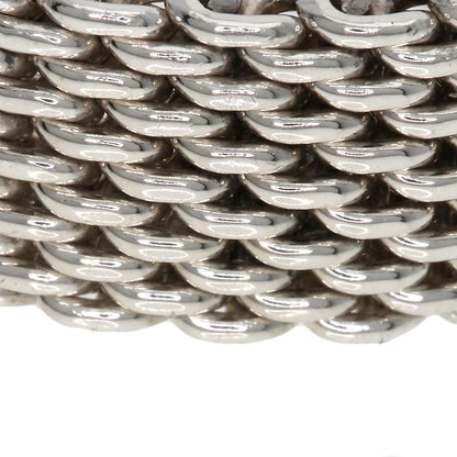 TIFFANY&Co. Somerset mesh Ring Silver Ladies [Used]
