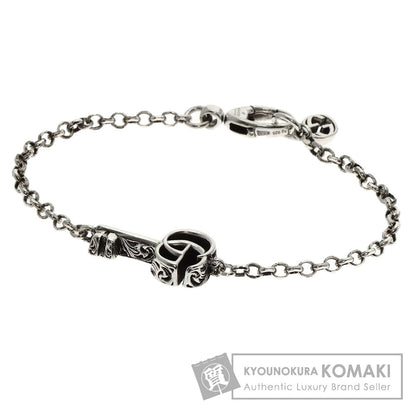 GUCCI Double G Key Charm #16 Bracelet Silver Ladies [Used]