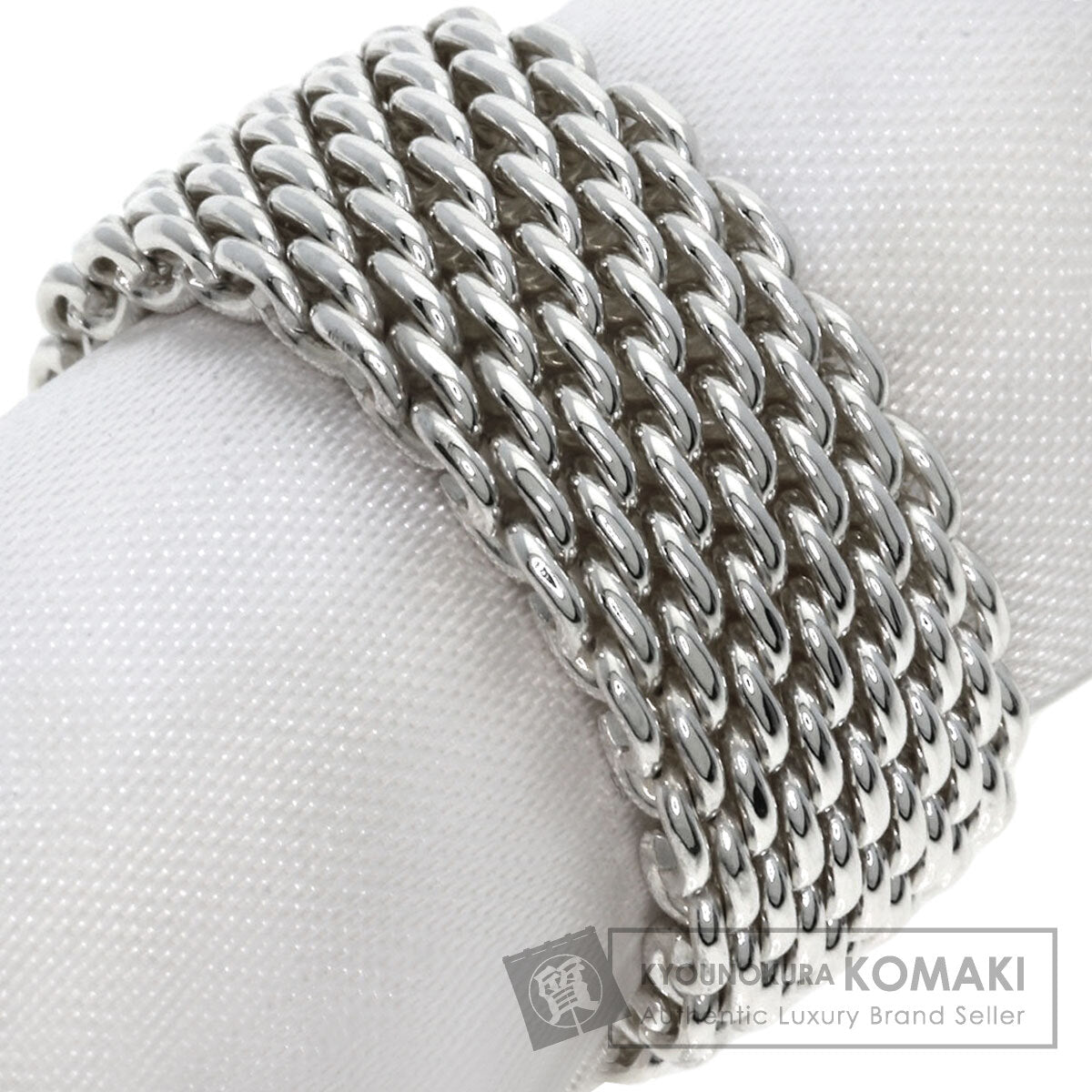 TIFFANY&Co.   Ring Somerset mesh Silver Ladies