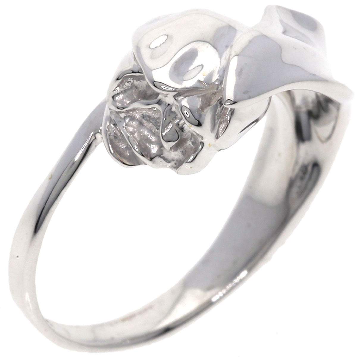 TIFFANY&Co. Tulip motif Ring Silver Ladies [Used]