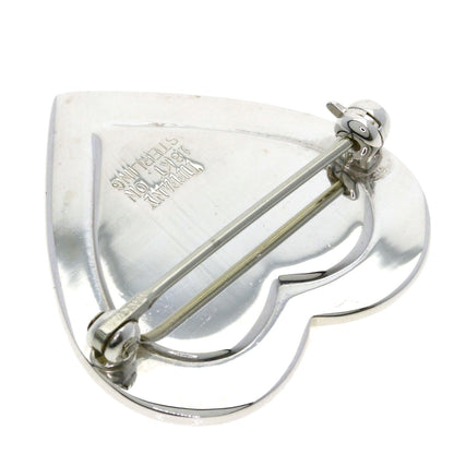 TIFFANY&Co. Heart motif Brooch Silver 18K Yellow GoldLadies [Used]