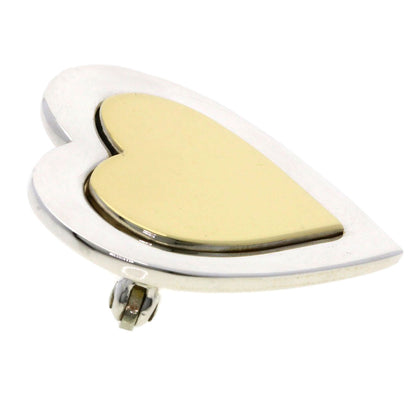 TIFFANY&Co. Heart motif Brooch Silver 18K Yellow GoldLadies [Used]