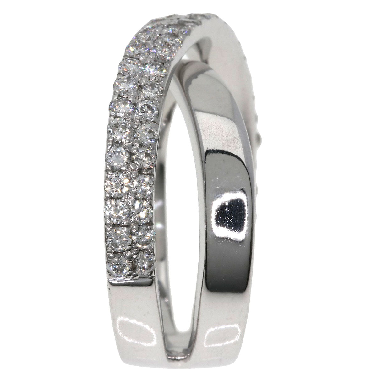 Ponte Vecchio   Ring Diamond K18 White Gold Ladies