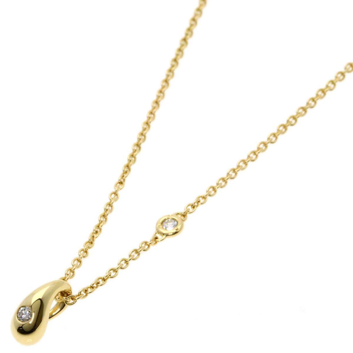 STAR JEWELRY   Necklace Diamond K18 Yellow Gold Ladies