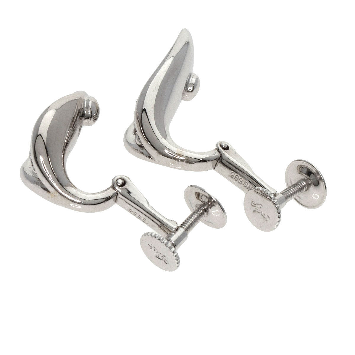 Jeunet Diamond Earring K14 White Gold White Gold750Ladies [Used]