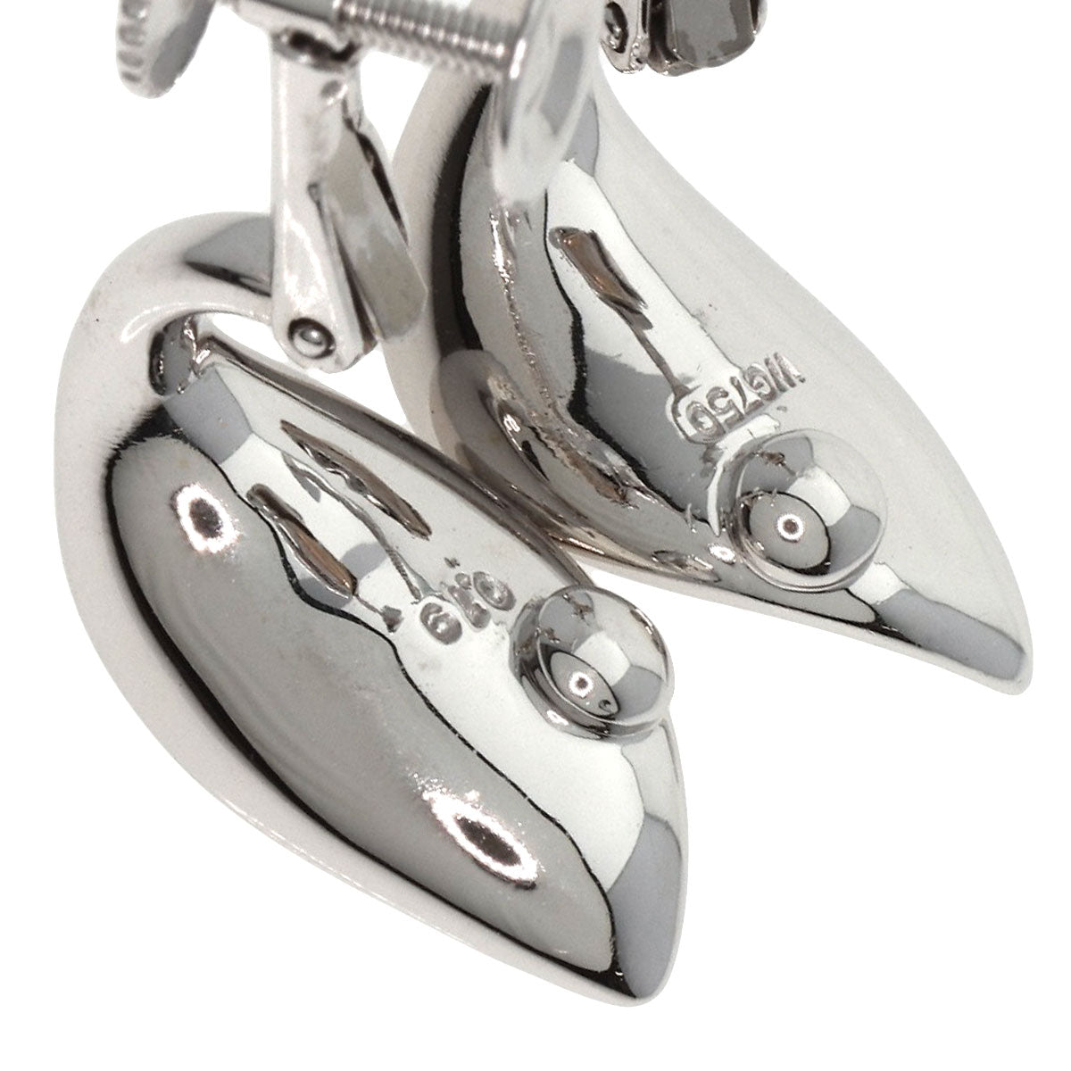 Jeunet Diamond Earring K14 White Gold White Gold750Ladies [Used]