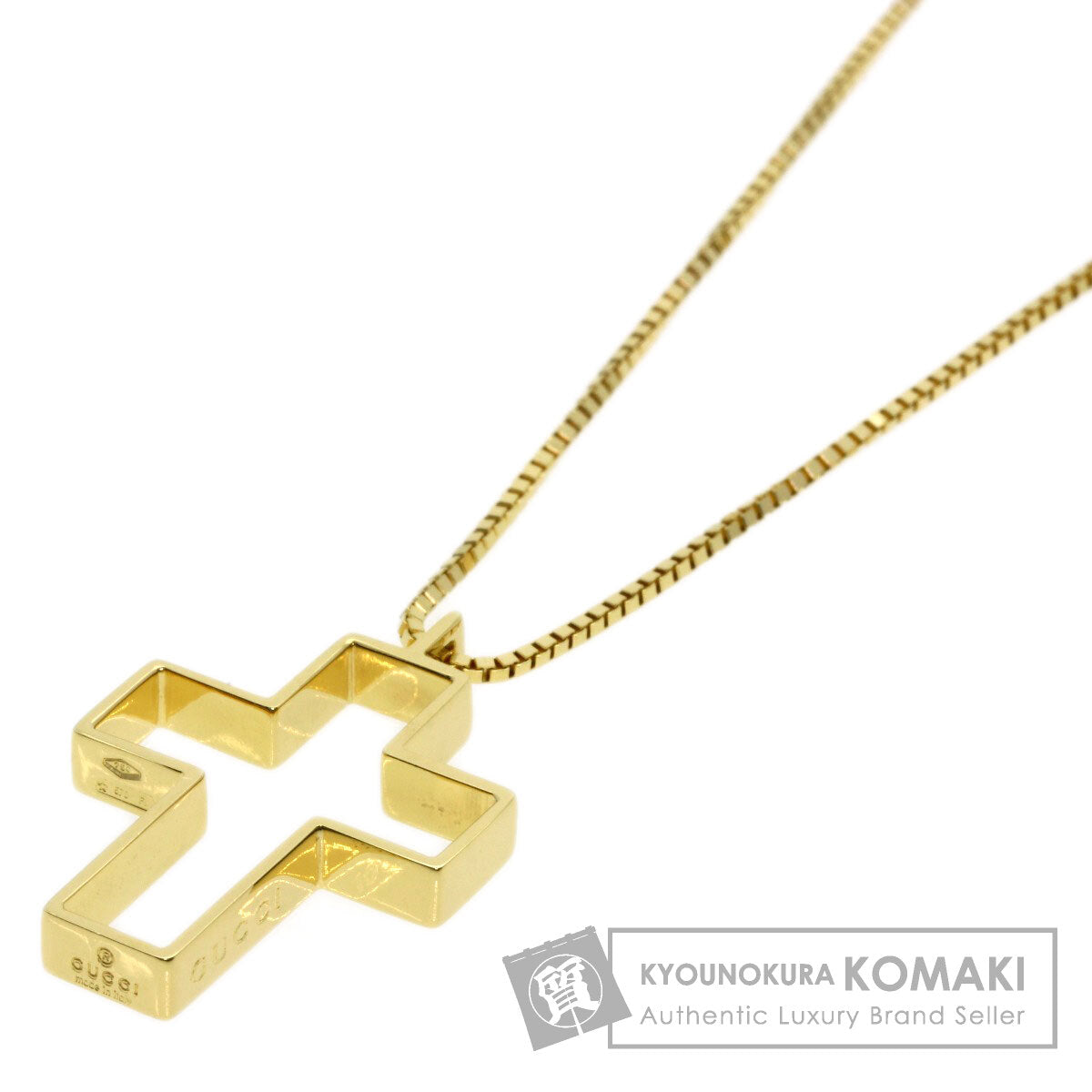 GUCCI   Necklace cross K18 Yellow Gold Ladies