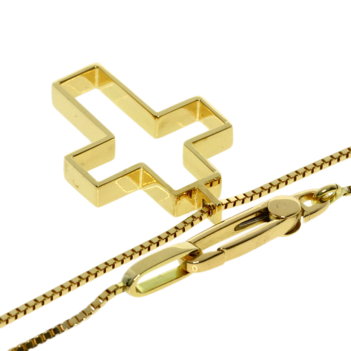 GUCCI   Necklace cross K18 Yellow Gold Ladies